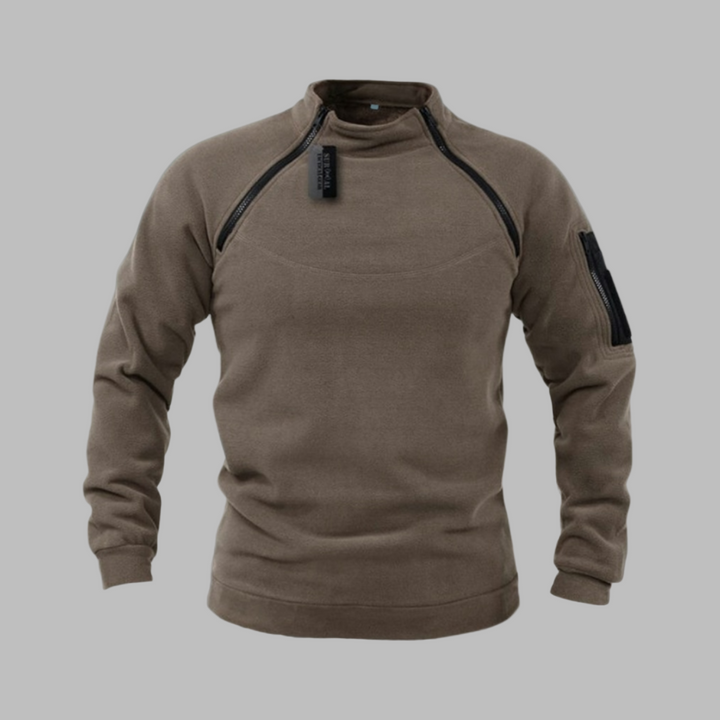 Sweat-shirt polaire homme coupe-vent