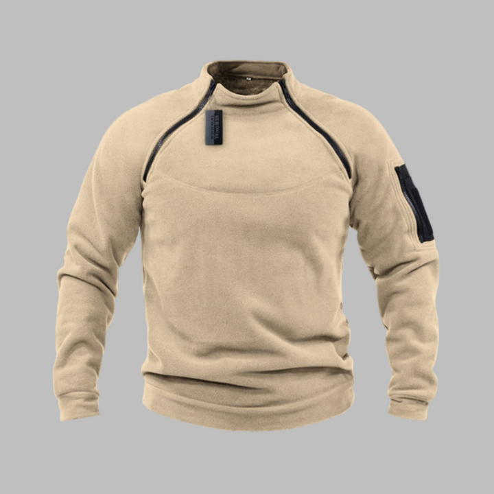 Sweat-shirt polaire homme coupe-vent