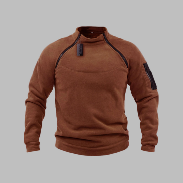 Sweat-shirt polaire homme coupe-vent