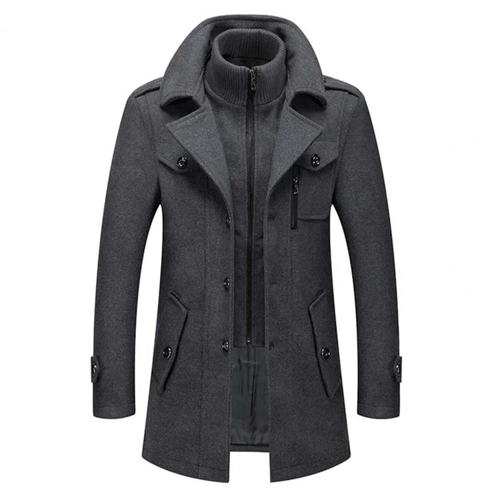 Manteau d'hiver deux pièces pour hommes : chaleur et style combinés