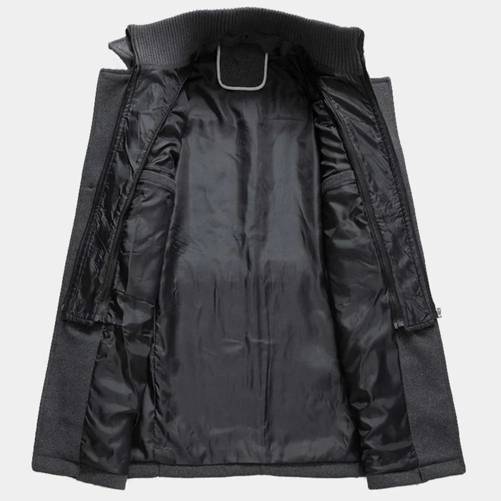Manteau d'hiver deux pièces pour hommes : chaleur et style combinés