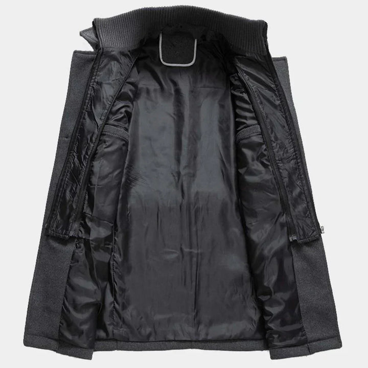 Manteau d'hiver deux pièces pour hommes : chaleur et style combinés