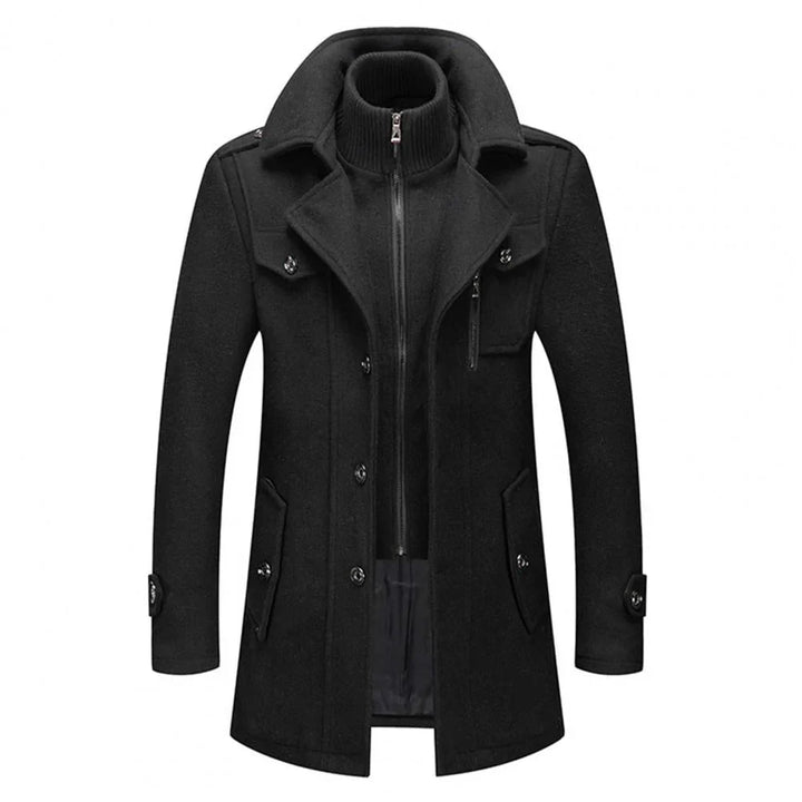 Manteau d'hiver deux pièces pour hommes : chaleur et style combinés