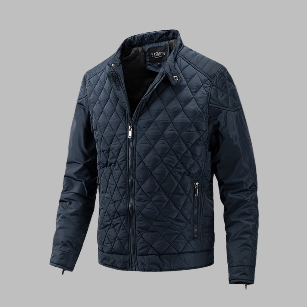 Veste Élégante Quilted pour Hommes – Style Polyvalent