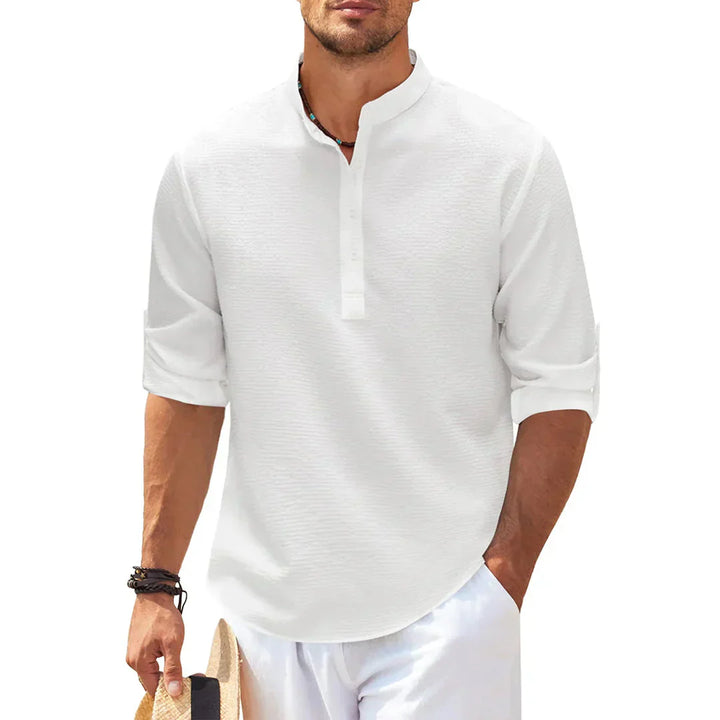 Chemise Homme Casual Chic Élégance Quotidienne avec une Touche Détendue