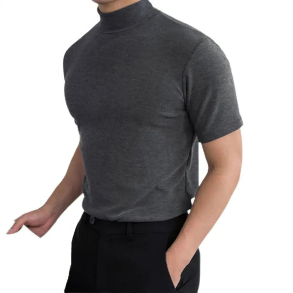 Chemise col roulé homme respirante