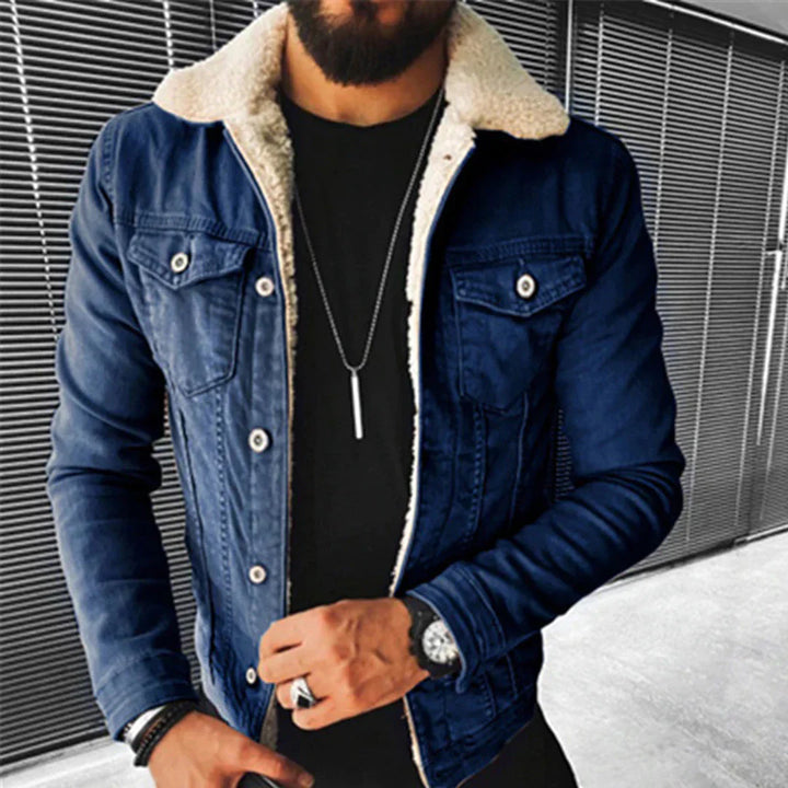 Veste en Denim Intemporelle avec Coupe Classique et Urbain Cool