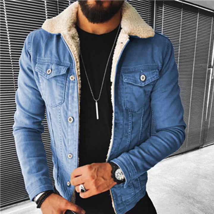 Veste en Denim Intemporelle avec Coupe Classique et Urbain Cool