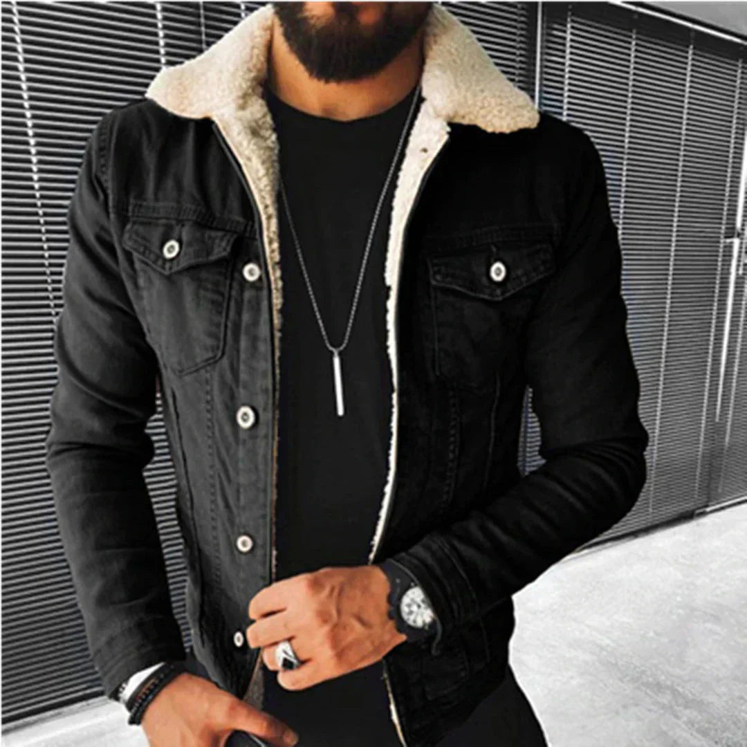 Veste en Denim Intemporelle avec Coupe Classique et Urbain Cool