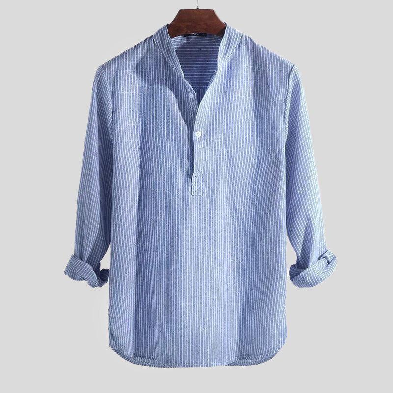 Chemise Henley Homme Classique & Respirante