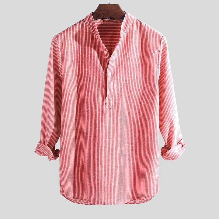 Chemise Henley Homme Classique & Respirante