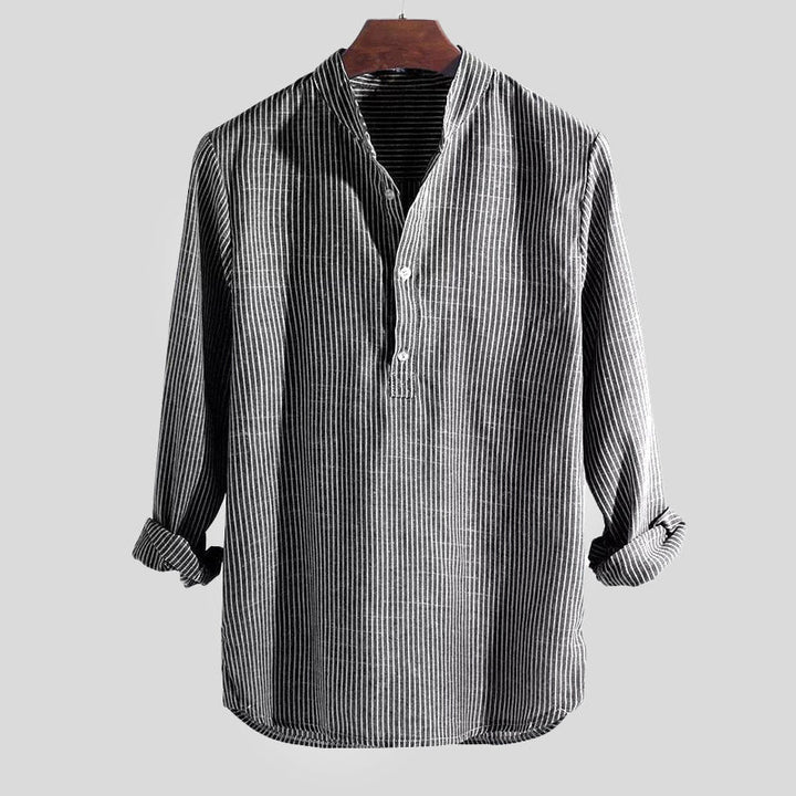 Chemise Henley Homme Classique & Respirante