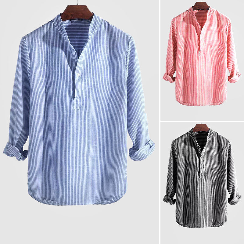 Chemise Henley Homme Classique & Respirante