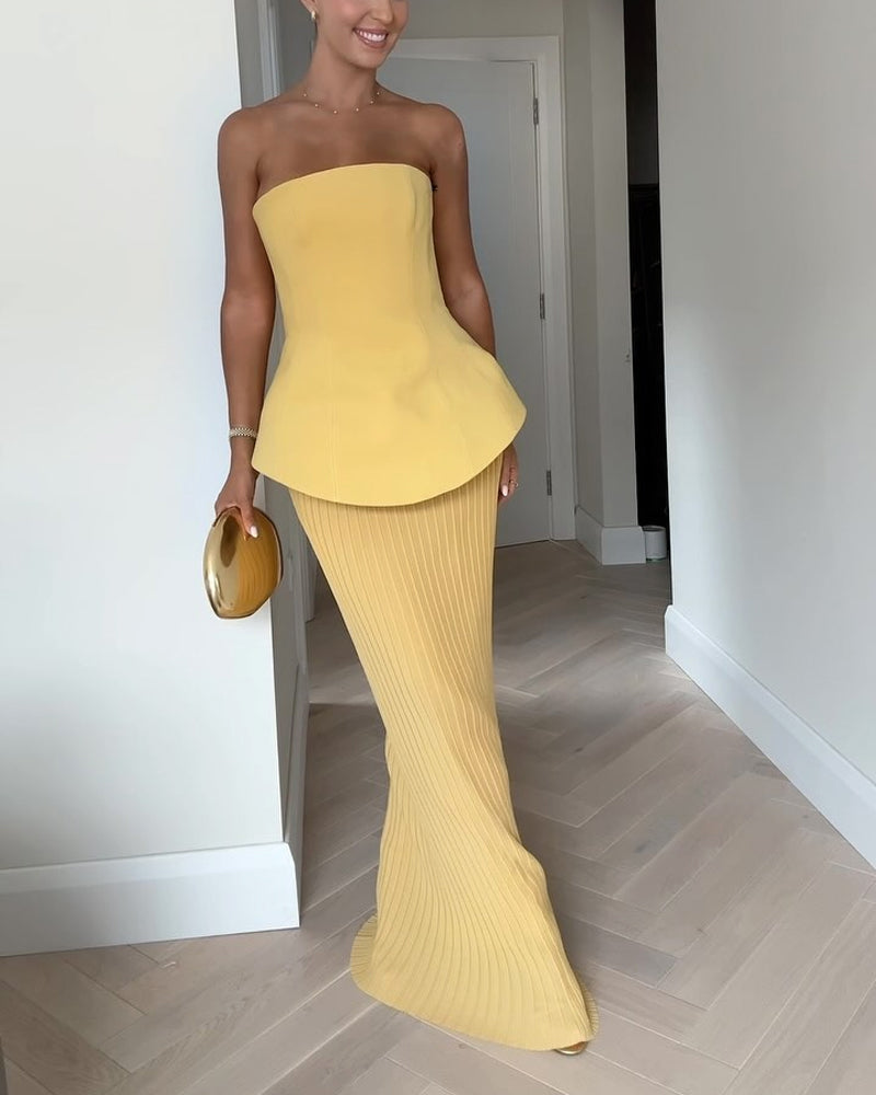 Robe Maxi Sans Manches Femme