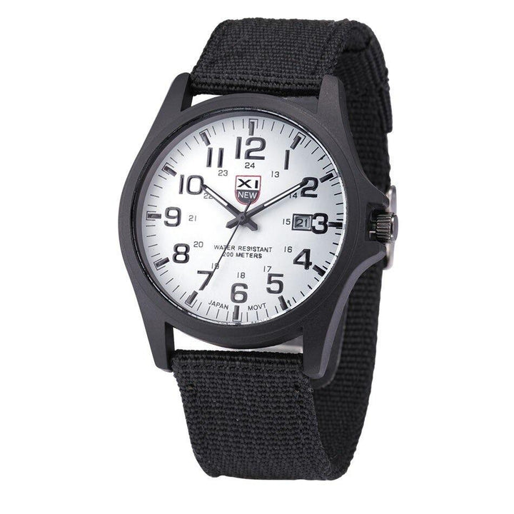 Montre Militaire Robuste avec Cadran Illuminé