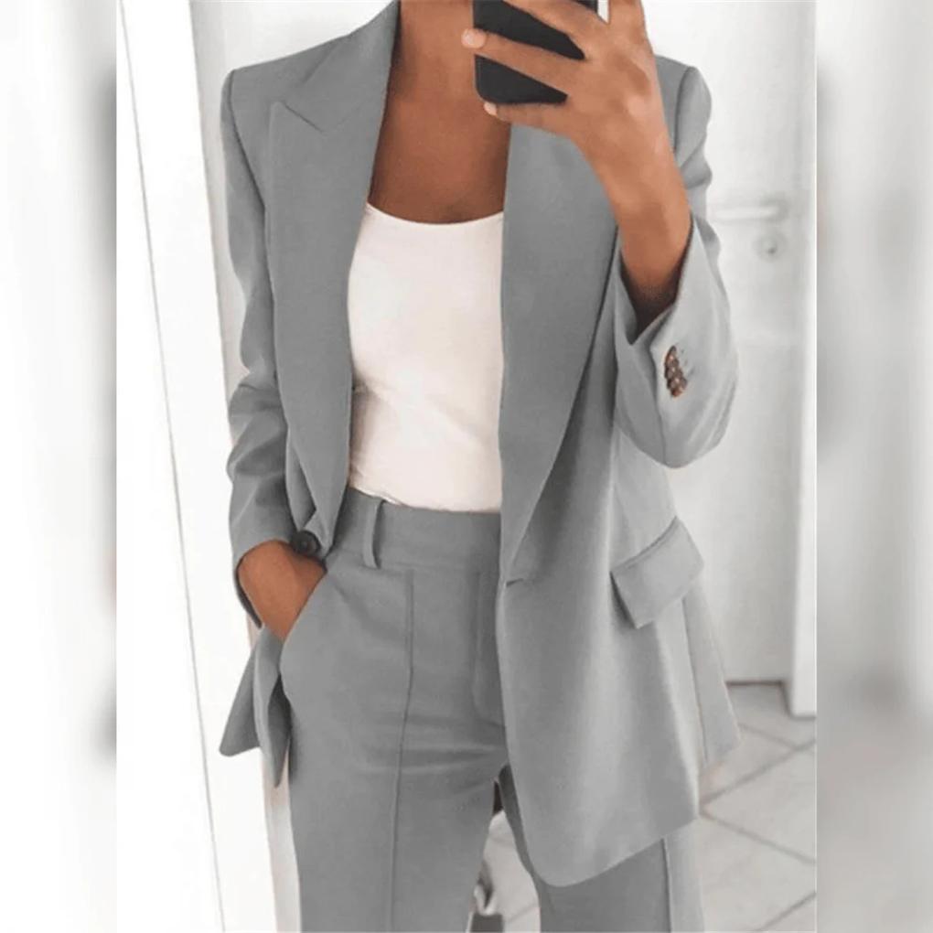 Ensemble Élégant de Deux Pièces pour Femmes – Paire Polie pour Looks Formels