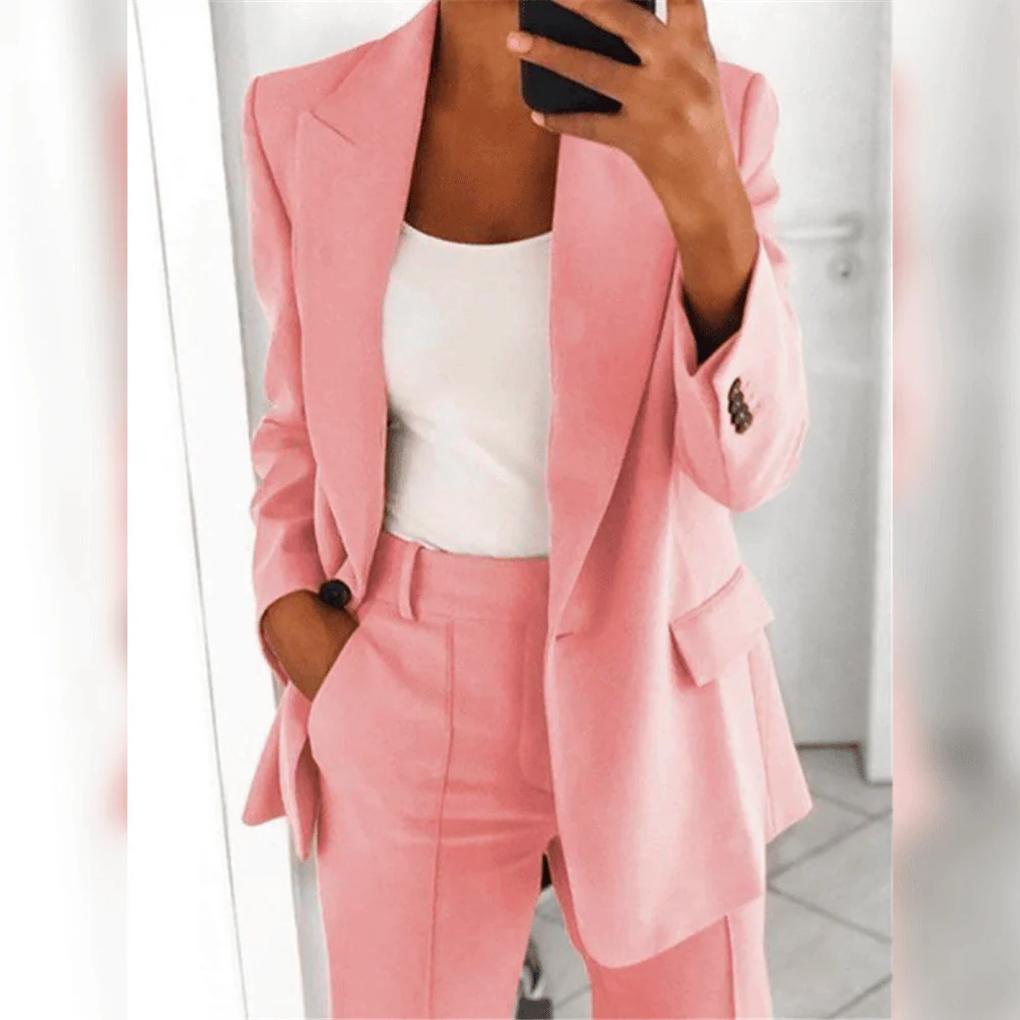 Ensemble Élégant de Deux Pièces pour Femmes – Paire Polie pour Looks Formels