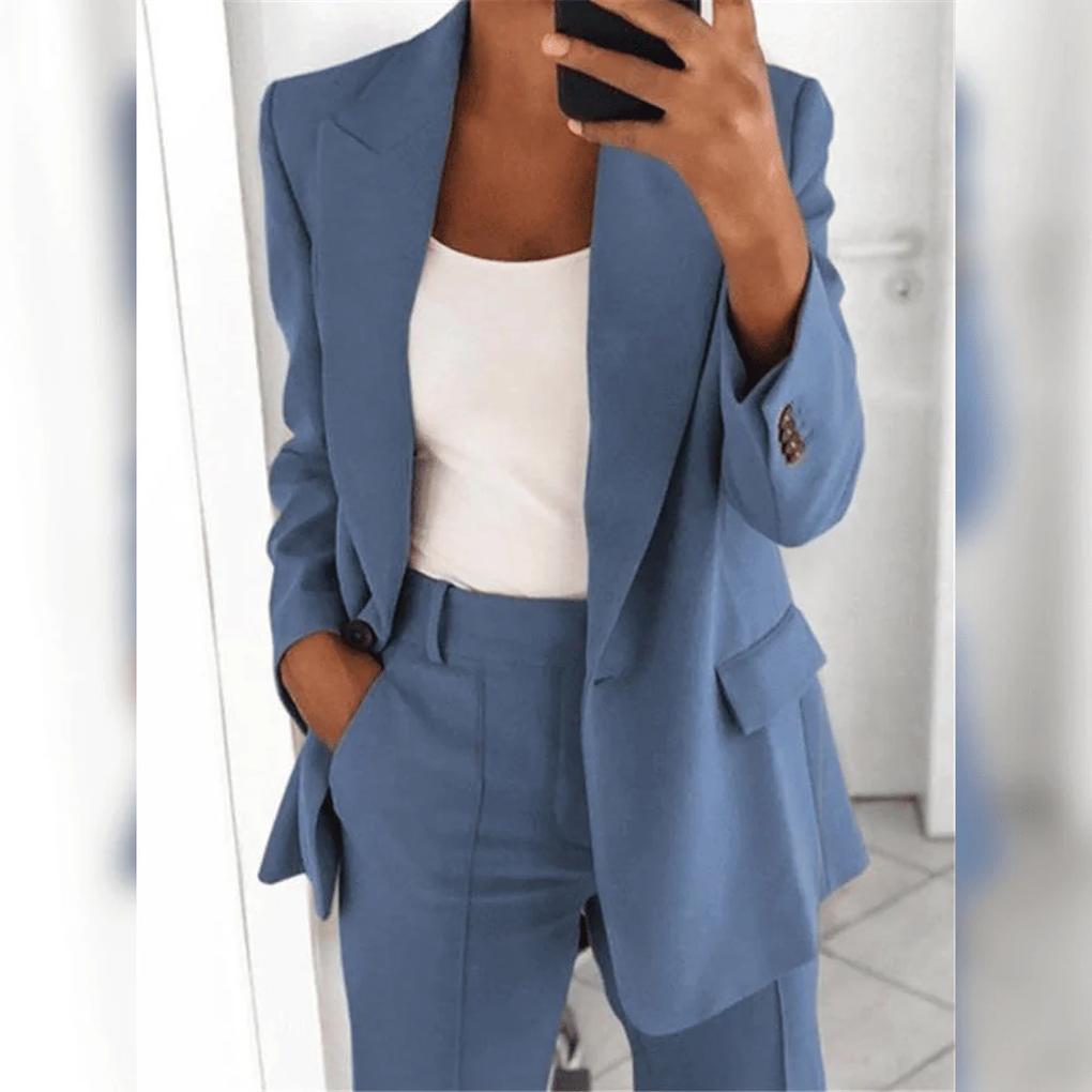 Ensemble Élégant de Deux Pièces pour Femmes – Paire Polie pour Looks Formels