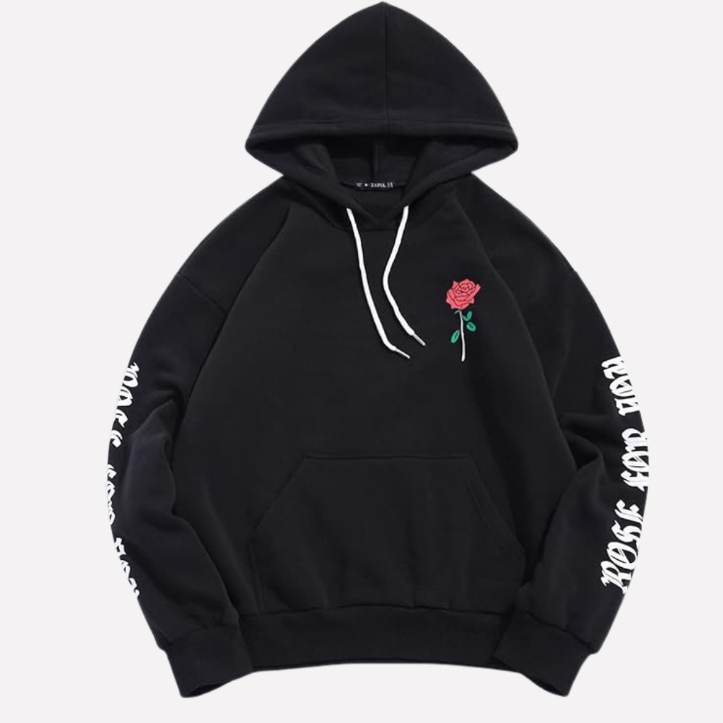 Pull à capuche avec poche kangourou pour hommes