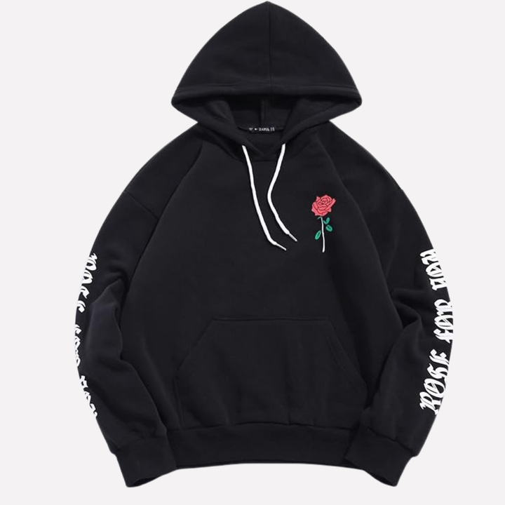 Pull à capuche avec poche kangourou pour hommes