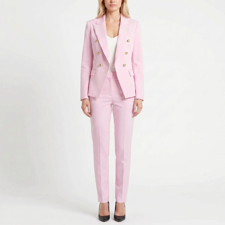 Ensemble Blazer Pantalon Double-Breasted