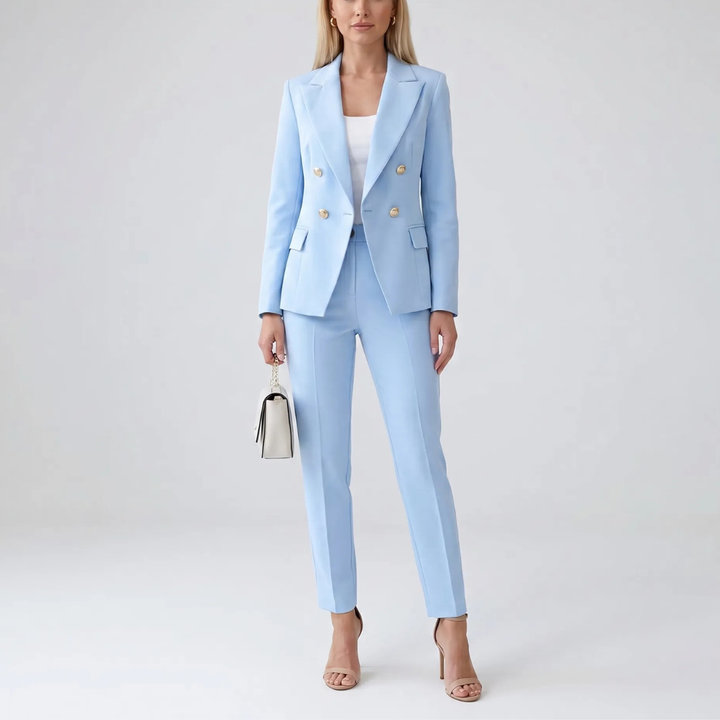 Ensemble Veste Deux Pièces Et Pantalon Droit