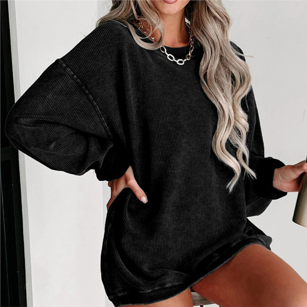 Sweatshirt Femme Oversize Col Rond