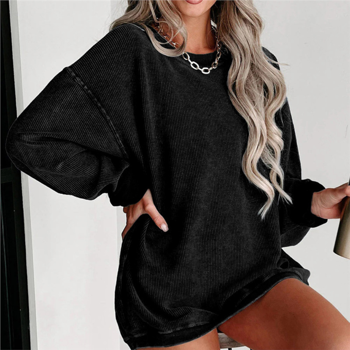 Sweatshirt Femme Oversize Col Rond