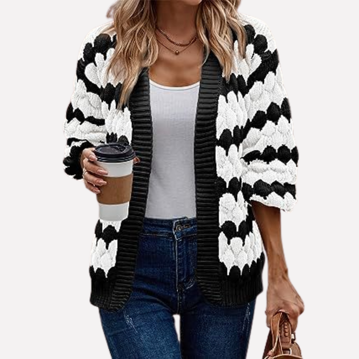 Cardigan Ouvert pour Femmes – Pièce de Superposition Stylée et Polyvalente