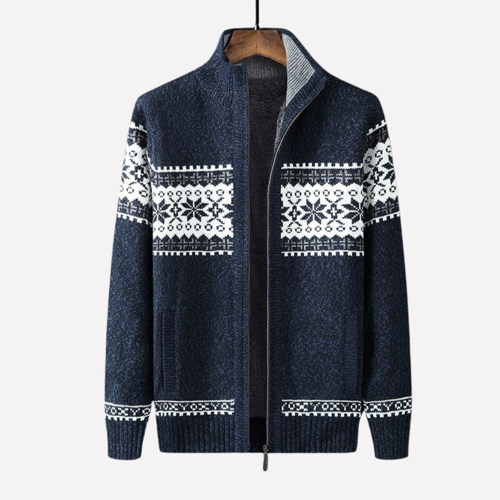 Cardigan d'hiver tricoté pour hommes