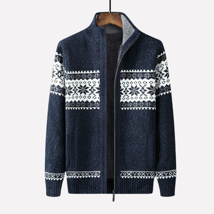 Cardigan d'hiver tricoté pour hommes