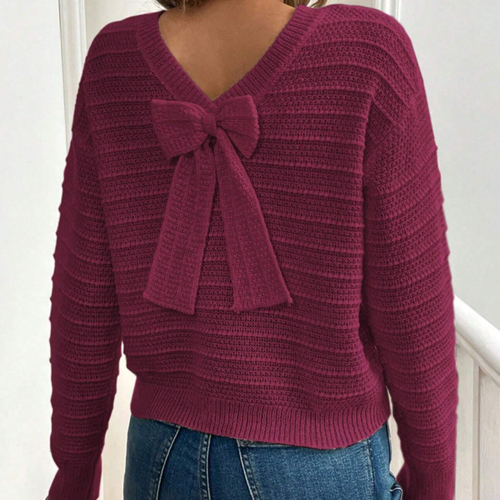 Pull-over Femme Dos Nœud