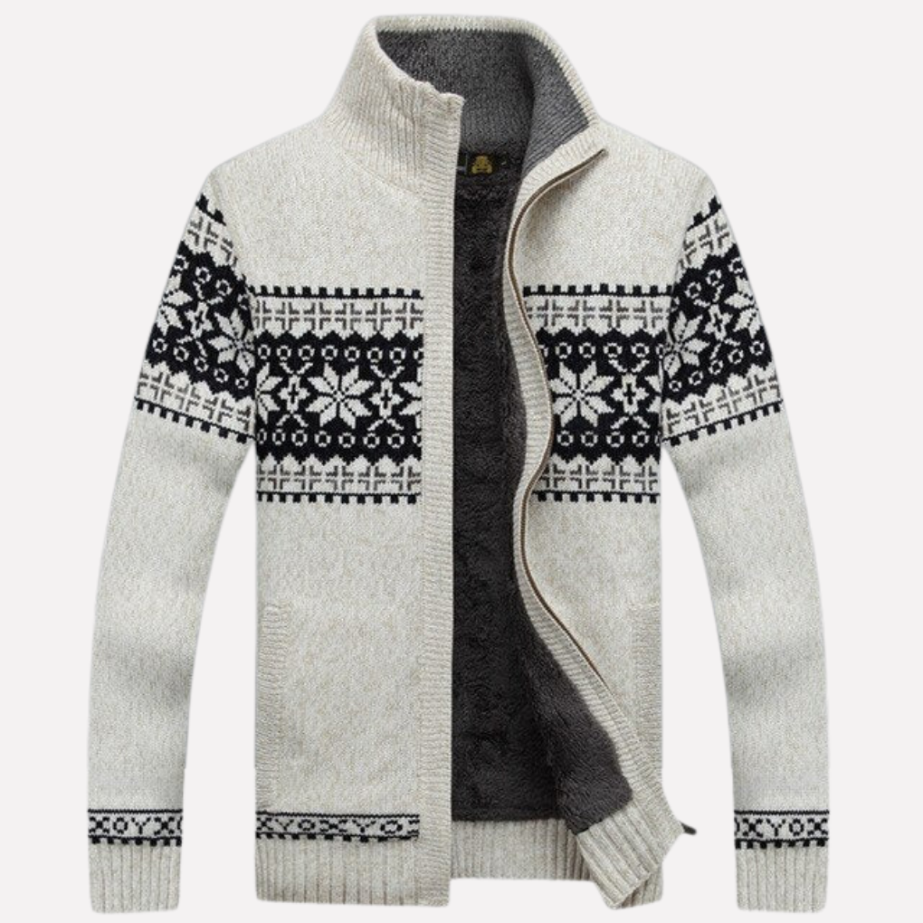 Cardigan d'hiver tricoté pour hommes