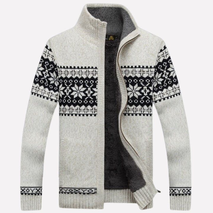 Cardigan d'hiver tricoté pour hommes