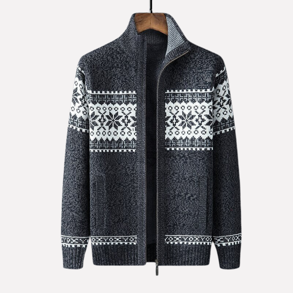 Cardigan d'hiver tricoté pour hommes
