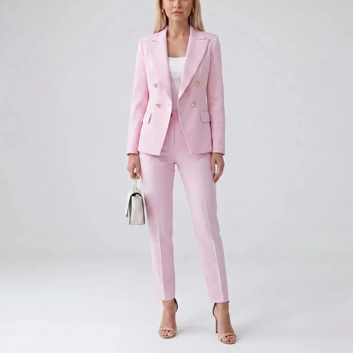 Ensemble Veste Deux Pièces Et Pantalon Droit