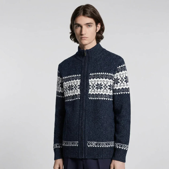 Cardigan d'hiver tricoté pour hommes