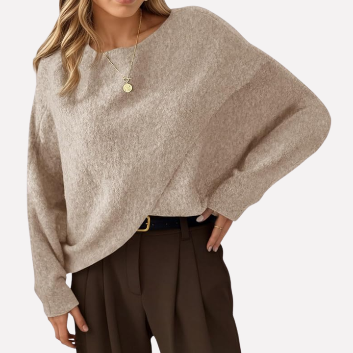 Pull Oversize à Manches Batwing