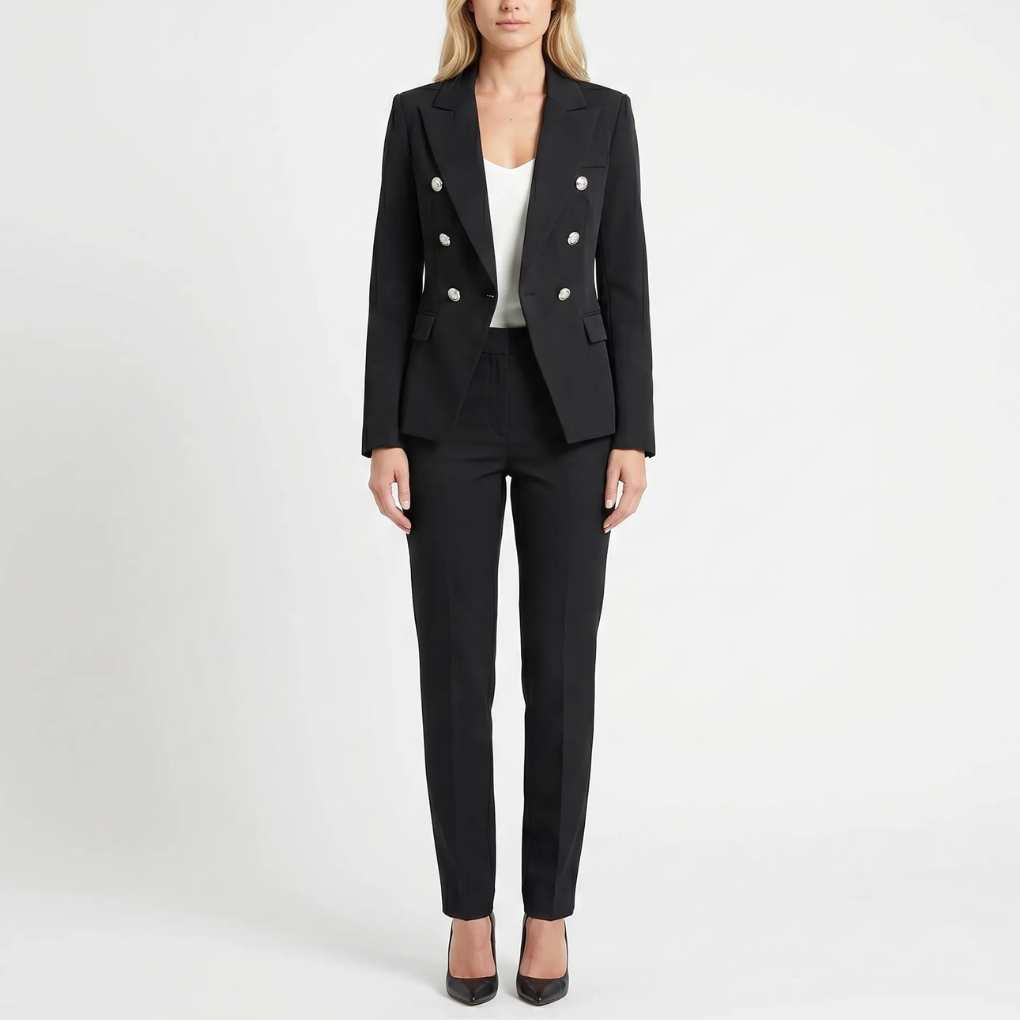 Ensemble Blazer Pantalon Double-Breasted