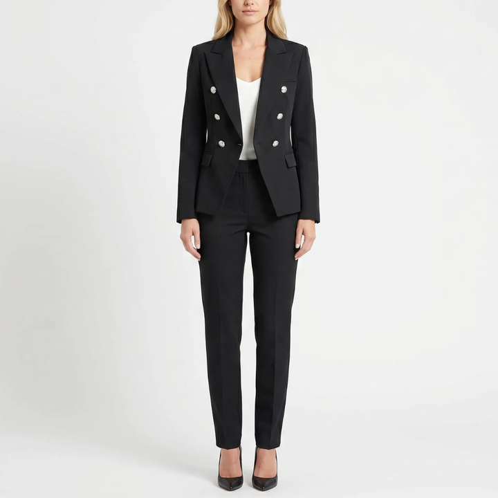 Ensemble Blazer Pantalon Double-Breasted