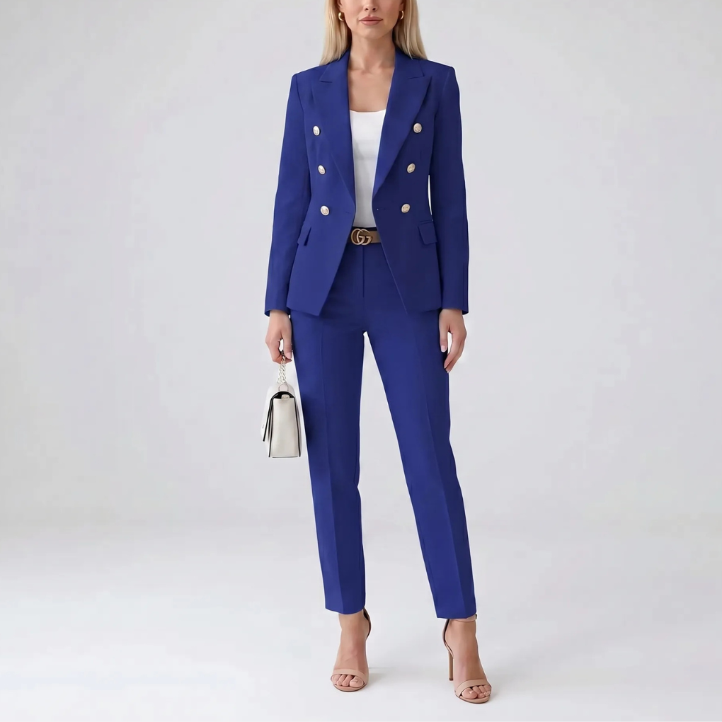 Ensemble Veste Deux Pièces Et Pantalon Droit