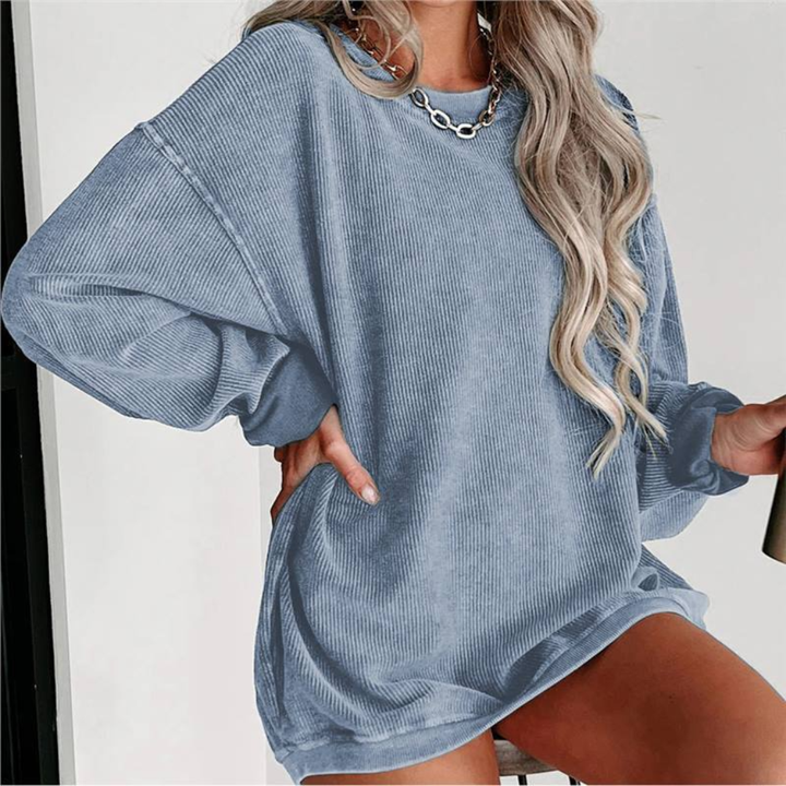 Sweatshirt Femme Oversize Col Rond