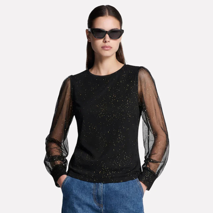 Blouse en Dentelle Élégante