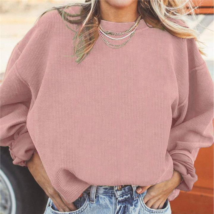 Sweatshirt Femme Oversize Col Rond