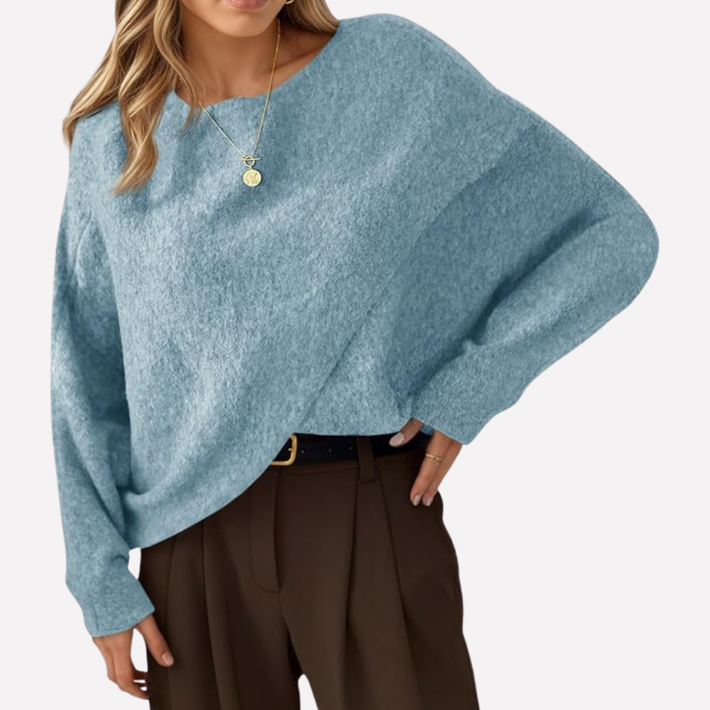 Pull Oversize à Manches Batwing