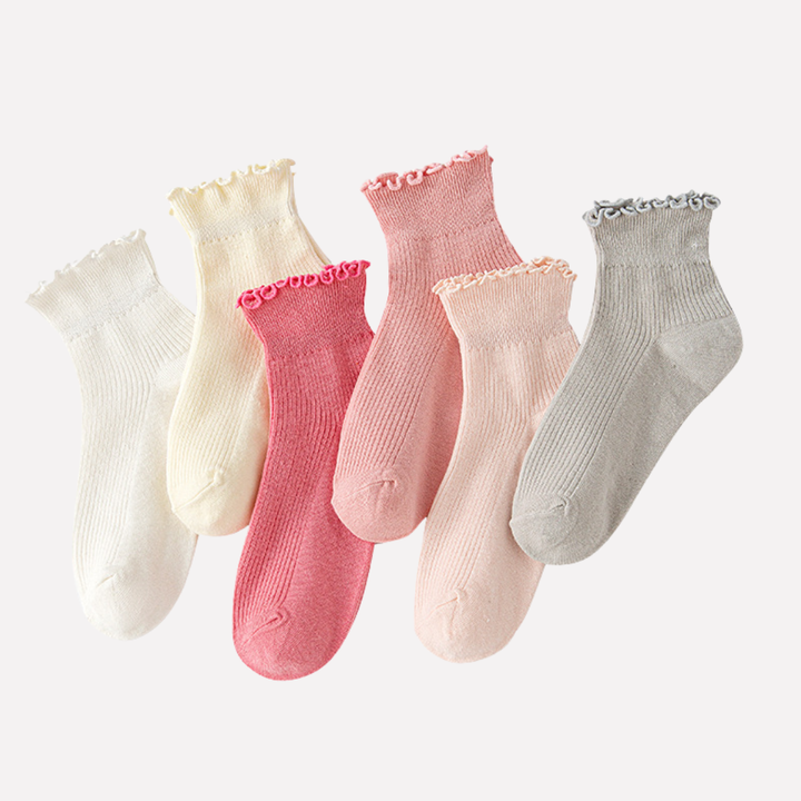 Chaussettes Ankle Volants Femmes