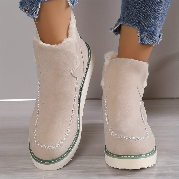 Chaussures d'hiver avec fourrure