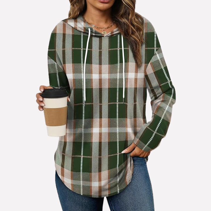 Sweat-shirt à col rond pour femmes à manches longues