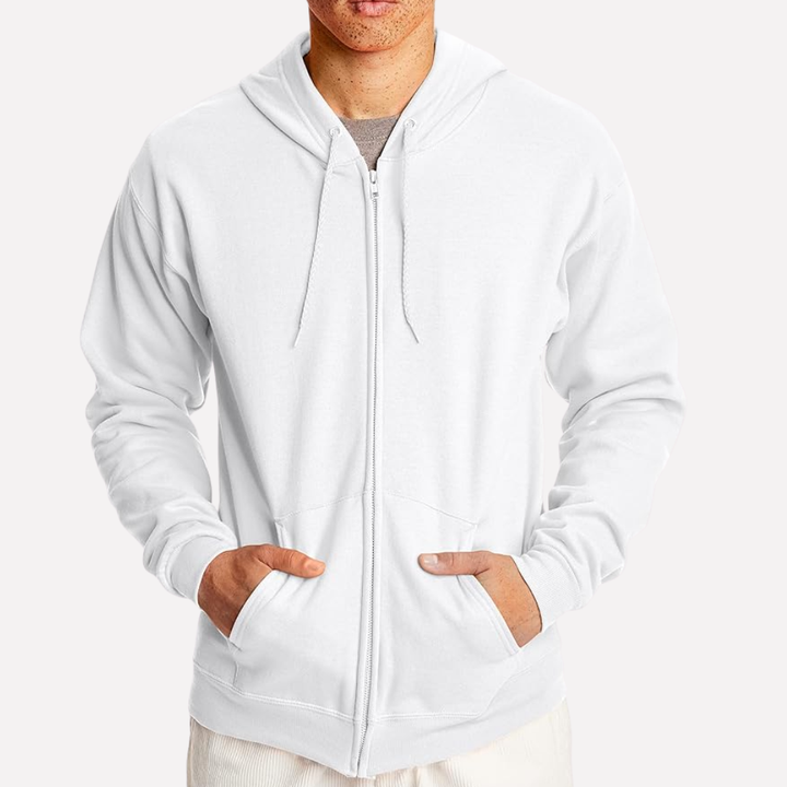 Sweat à capuche zippé complet pour homme