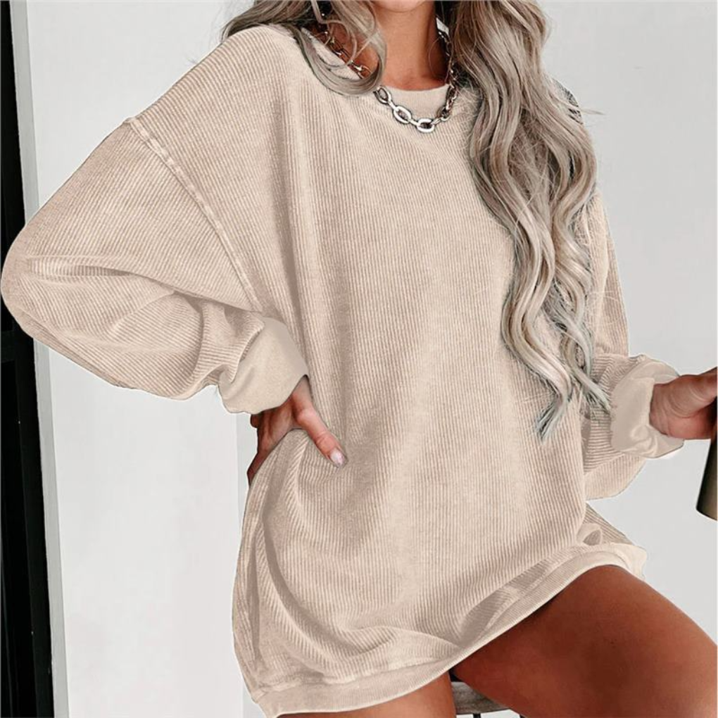 Sweatshirt Femme Oversize Col Rond